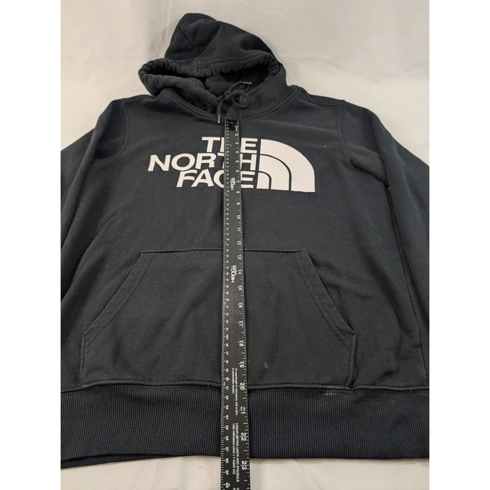 The North‎ Face Men's Logo Black Hoodie Pullover Size Small *Read